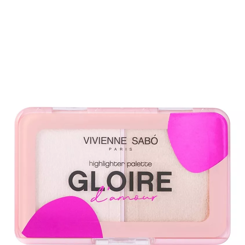 Vivienne Sabo Gloire d’Amour Палетка мини-хайлайтеров (№ 01 светло-розовый, 6 гр)