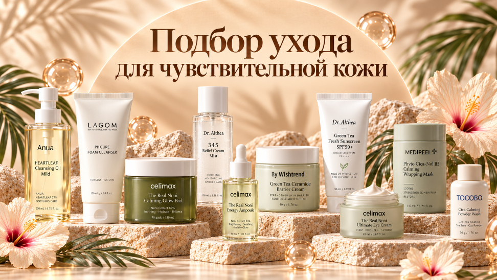 Подбор для чувствительной кожи 