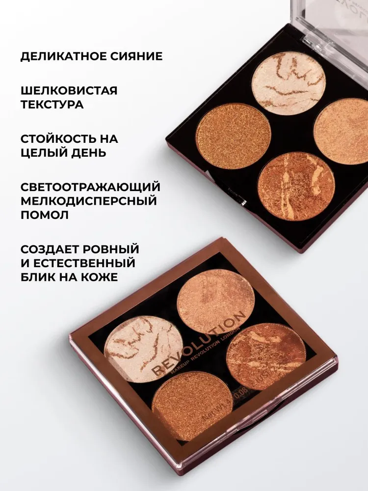 Makeup Revolution Cheek Kit Палетка для контурирования лица (Don`t Hold Back)
