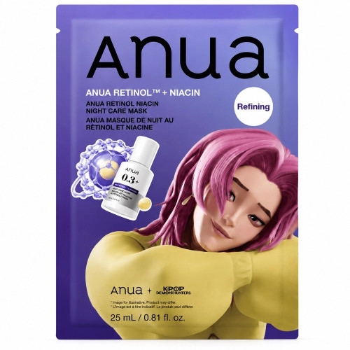 Anua Retinol Niacin Night Care Mask Ночная восстанавливающая маска для лица с ретинолом и ниацинам