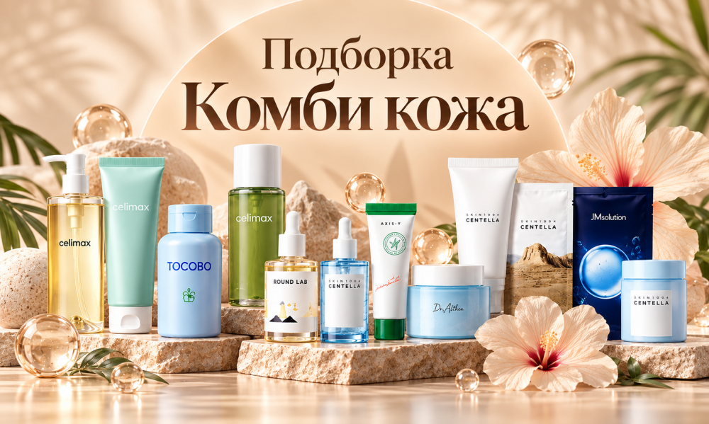 Подбор ухода для комбинированного типа кожи