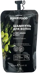 CAFE MIMI SUPER FOOD KM SF Шампунь для волос (KM SF Шампунь для волос  Супер объем и рост Олива & Тимьян)