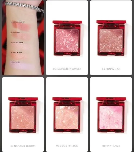 LIC Blush Румяна для лица  (01 Pink flash)