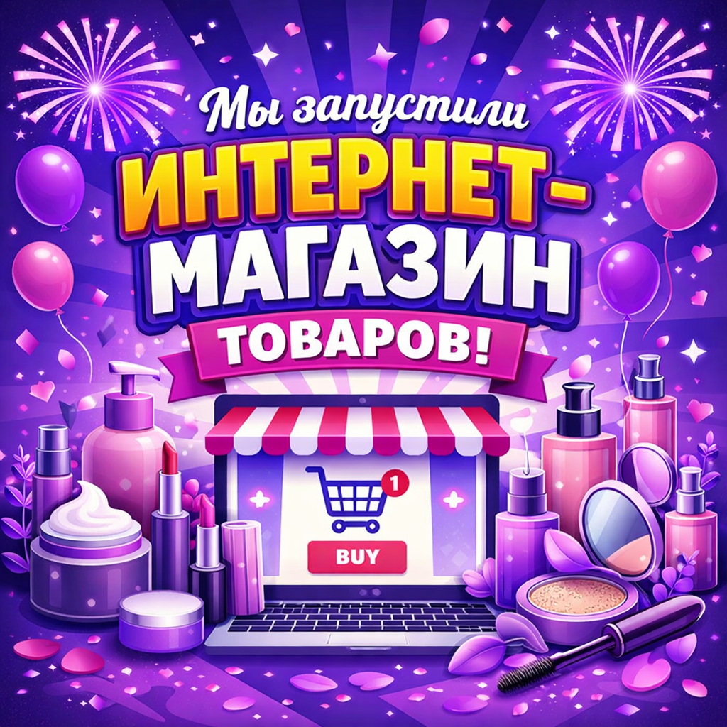 Мы запустили свой интернет-магазин!