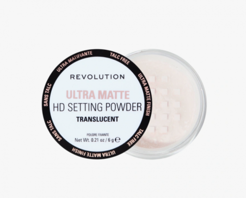 MAKEUP REVOLUTION ULTRA MATTE HD SETTING POWDER Translucent Пудра для лица матирующая