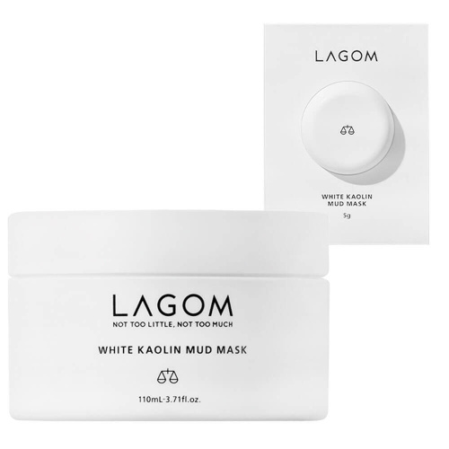 Lagom White Kaolin Mud Mask Отшелушивающая глиняная маска (Объём: 110 мл)