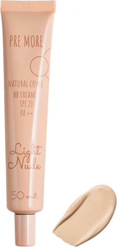 PRE MORE Natural Cover BB Cream ББ крем (Light Nude)