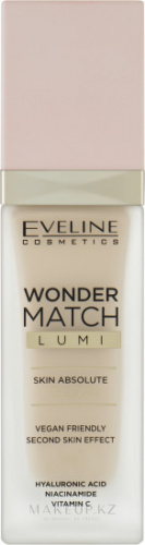 Eveline Cosmetics Wonder Match Lumi Foundation SPF 20 Сияющая тональная основа (05 Light Rose)
