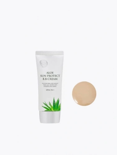 JIGOTT Aloe sun protect B.B Cream BB-крем с экстрактом алоэ (объем: 50 мл)