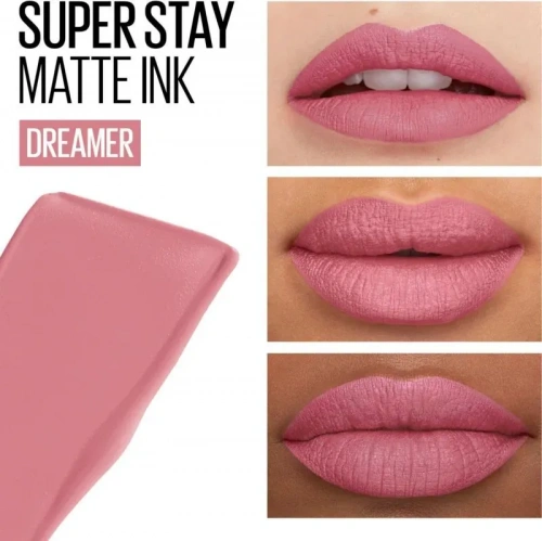 MAYBELLINE NEW YORK SUPER STAY MATTE INK Матовая губная помада (10 dreamer)