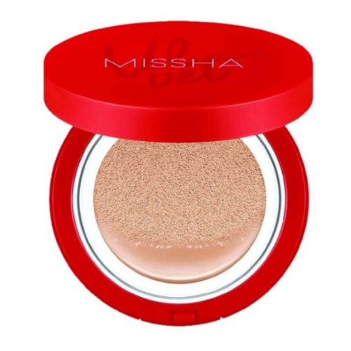 Missha Velvet Finish Cushion SPF50+ PA+++ Тональный кушон с матовым финишем (21 Светлый беж)